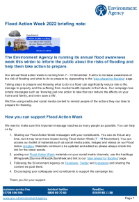 Flood Action Week 2022